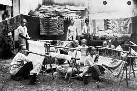 Dokumentasi sejarah perdagangan batik di pasar tradisional